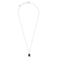 Long silver necklace with a decorative pendant from the Minakari collection - ORSKA jewelry