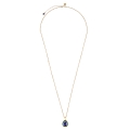 Gold-plated necklace with a decorative pendant from the Minakari collection - ORSKA jewelry