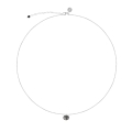 Double-sided silver necklace from the Minakari collection - ORSKA