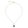 Silver, gold-plated necklace with a pendant from the Minakari collection - ORSKA
