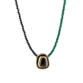 Necklace with a double-sided pendant from the Minakari collection - ORSKA
