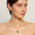 Gold-plated silver necklace with enameled Minakari ORSKA pendant
