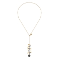 Gronko necklace with an enameled pendant from the Minakari collection - ORSKA jewelry