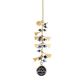Long necklace with colorful pendants from the Minakari collection - ORSKA