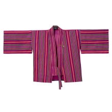 Limited kimono with purple lining from the Guatemala collection
