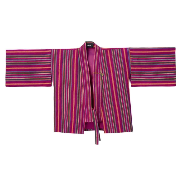 Limited kimono with purple lining from the Guatemala collection
