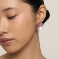 ink cherry blossom - shaped earrings from the Plantis collection - ORSKA jewelry