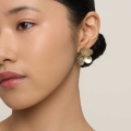 Cherry blossom flower earrings from the Plantis collection - ORSKA jewelry