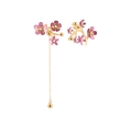 Asymmetrical earrings with cherry blossom flowers from the Plantis collection - ORSKA