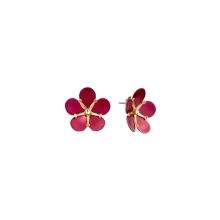 Cherry blossom earrings from the Plantis collection
