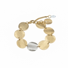 Gold and silver bracelet from the Rundo collection
