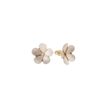 Cherry blossom earrings from the Plantis collection
