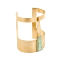 Wide bracelet - jade cuff from the Guatemala collection - ORSKA
