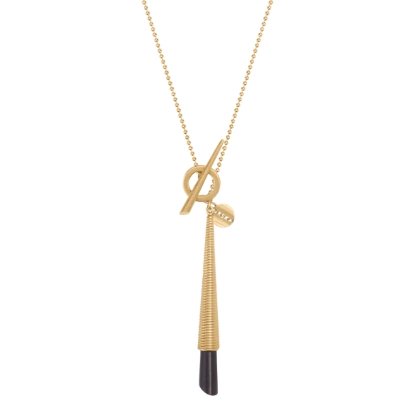 Necklace with a black jade pendant from the Guatemala collection - ORSKA