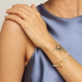 Delicate bracelet with pearls and a decorative clasp from the Perle collection - ORSKA