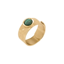 A ring with a green stone from the Malachite collection