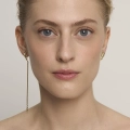Gold-Plated Wheat Ear Earrings - Bery Collection