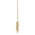 Gold-Plated Wheat Ear Choker - ORSKA Jewelry
