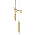 Long Wheat Ear Pendant Necklace - Bery Collection