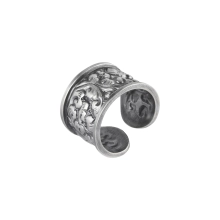 A wide, graphite ring from the Nepal collection