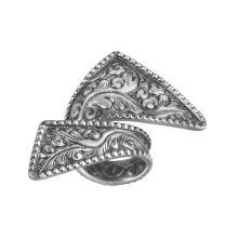 Geometric graphite ring from the Nepal collection