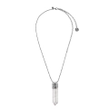 Chain necklace with a rock crystal pendant – ORSKA
