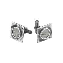 Meteorite Cufflinks from the Meteoros Collection