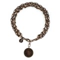 Chain necklace from the Ducats collection with a coin - DN38-1 - ORSKA jewelry