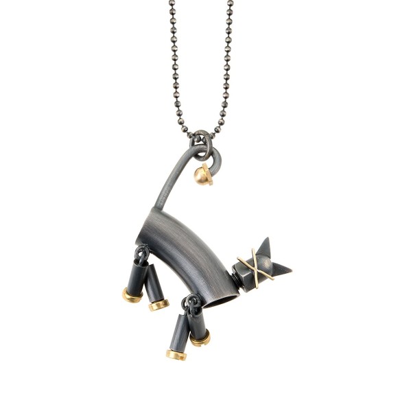 Cat necklace from the Machines collection - MHN52-2 - ORSKA jewelry