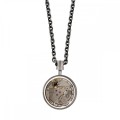 Oxidized necklace with watch parts from the Vintage collection VN48-1-1 ORSKA jewelry