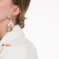 Handmade shell earrings from the Maris collection - MK32 - ORSKA jewelry