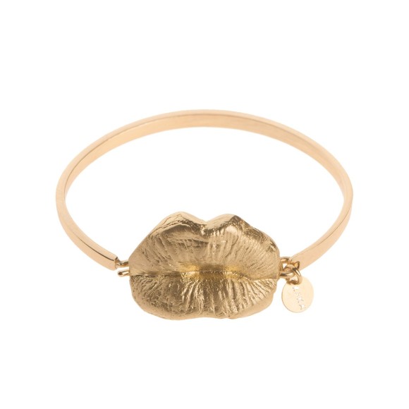 Brass bracelet with lips from the Body collection BA28-1 - ORSKA jewelry