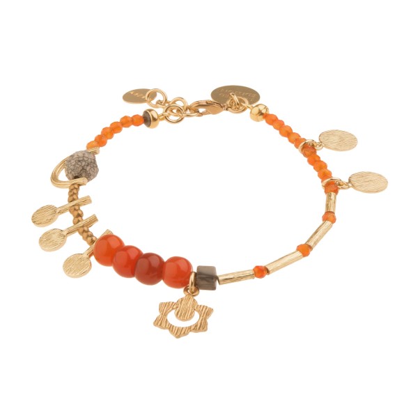 Bracelet with sacral chakra from the Gelato collection - GEA39-3 - ORSKA