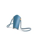 Blue vegan handmade bag by ORSKA jewelry