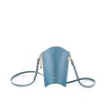 Blue vegan handmade handbag by ORSKA jewelry