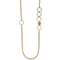 Long necklace from the Ray collection with asymmetrical links - ORSKA jewelry