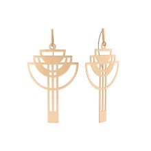 Geometric earrings from the Nano collection
