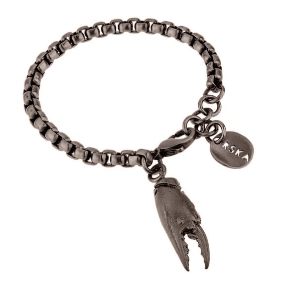 Oxidized bracelet FOA22 made of brass from the Fossil collection by ORSKA jewelry