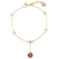 TTN52-1 Golden necklace with a tattooed pendant from the Tattoo collection by ORSKA jewelry