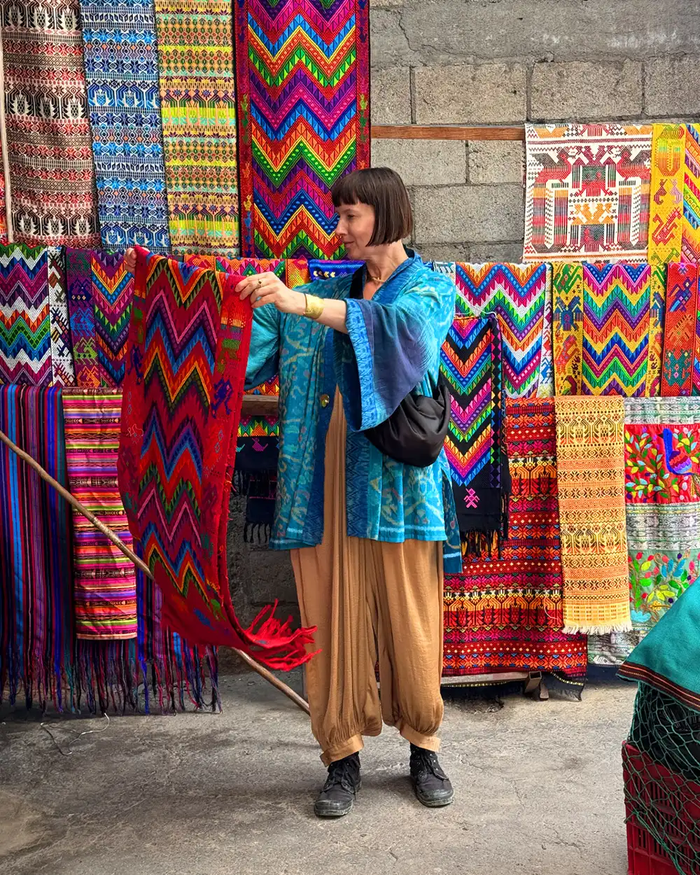 Colorful fabrics from Guatemala