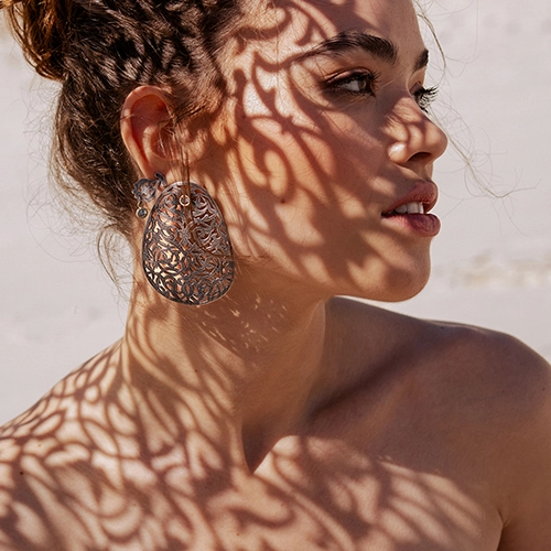 Large earrings from the Morocco collection by ORSKA