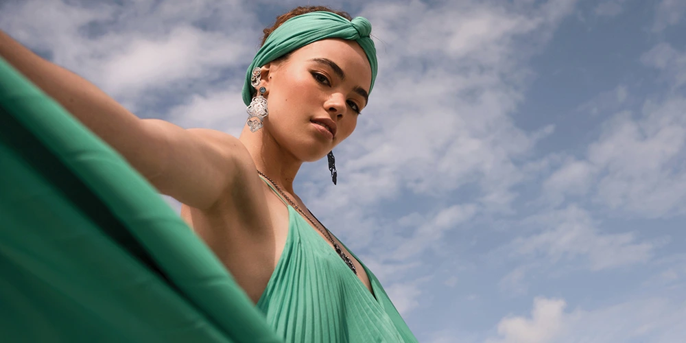 Handmade earrings from the Morocco collection by ORSKA