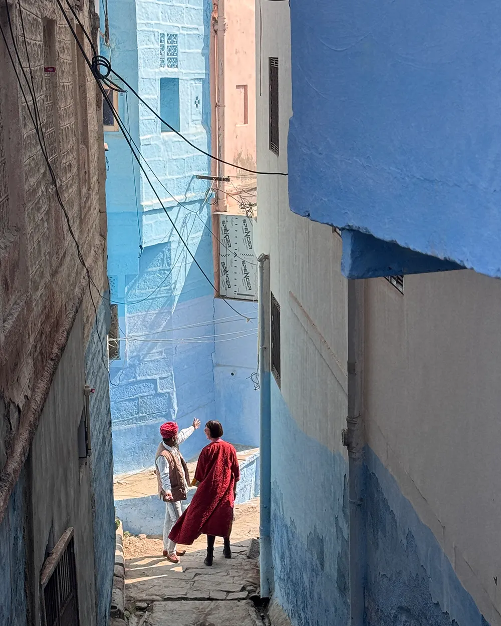 Anna Orska searching for Indian crafts