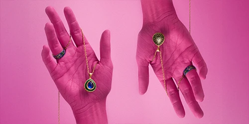 Double-Sided Silver Jewelry with Email