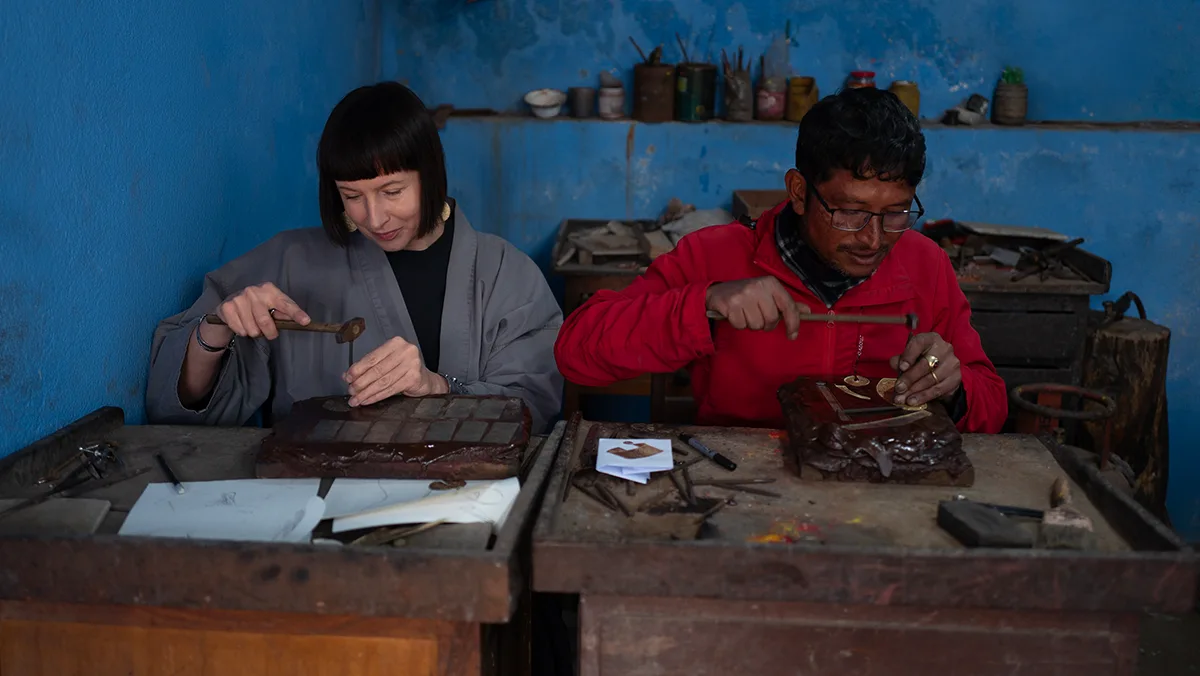 Jewellery workshop in Nepal