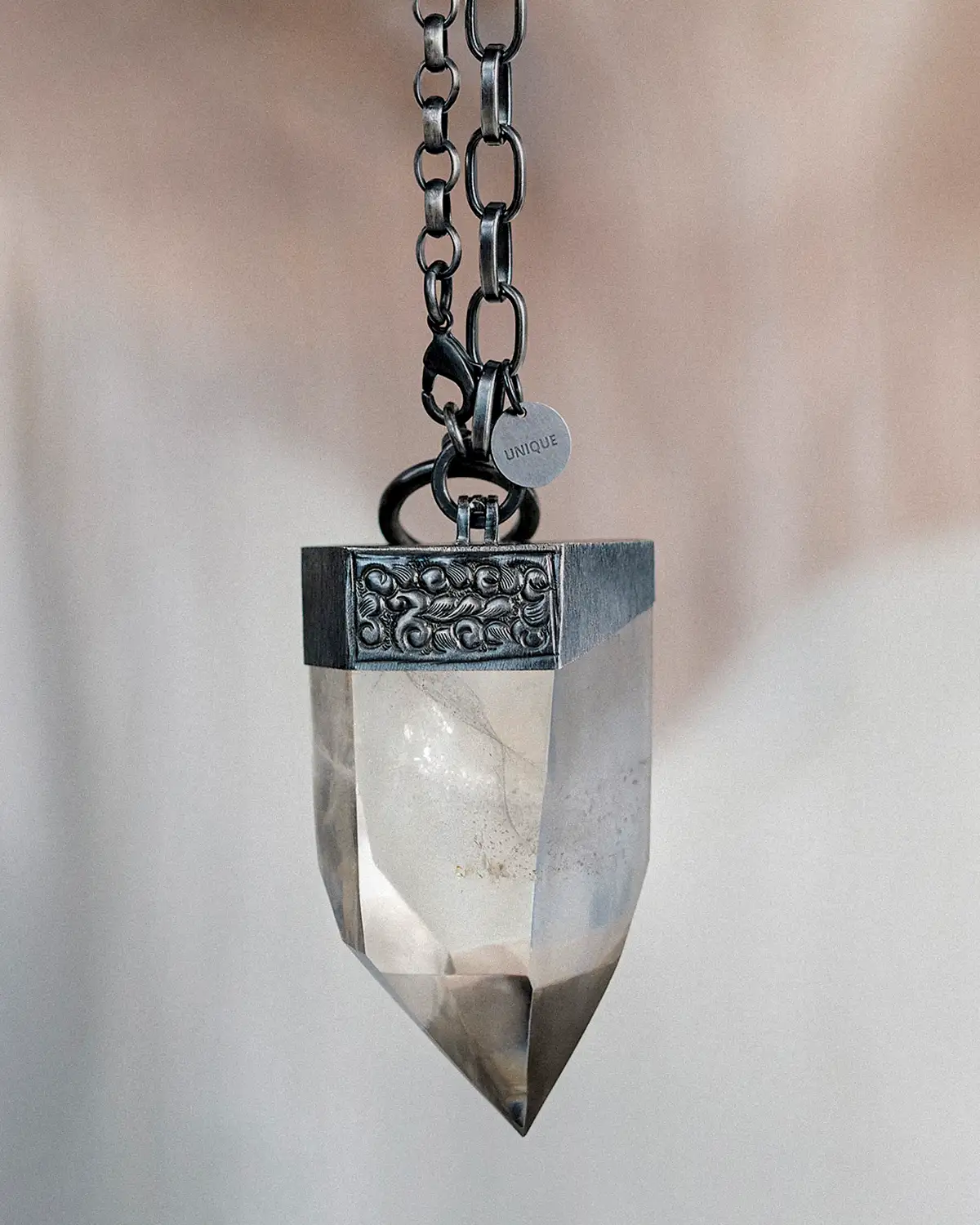 ORSKA rock crystal necklace from Nepal