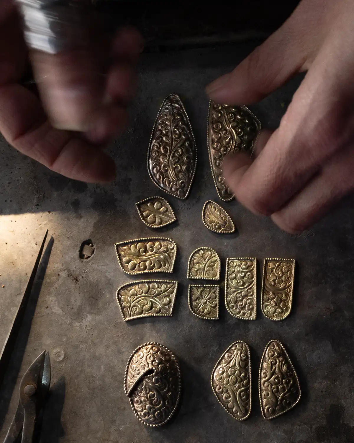 Creating jewellery from the Nepal collection