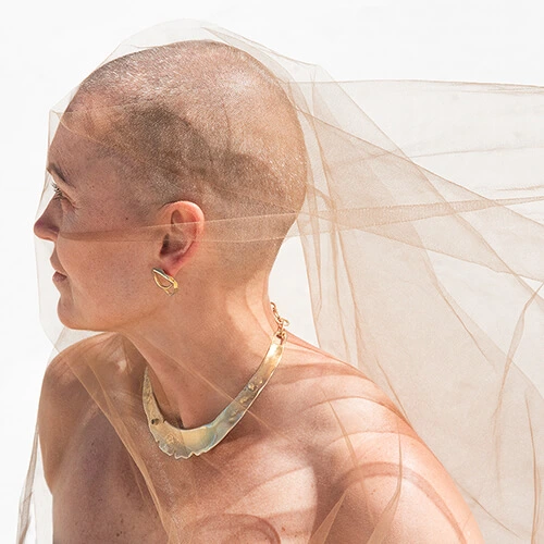 Irregular, rigid collier by ORSKA