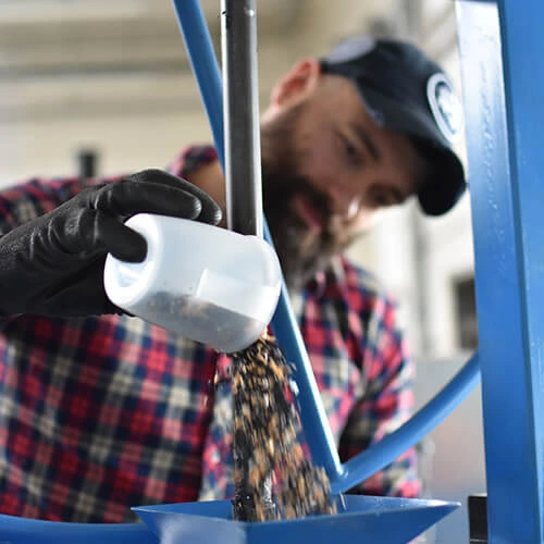 Recyckling of post industrial plastic