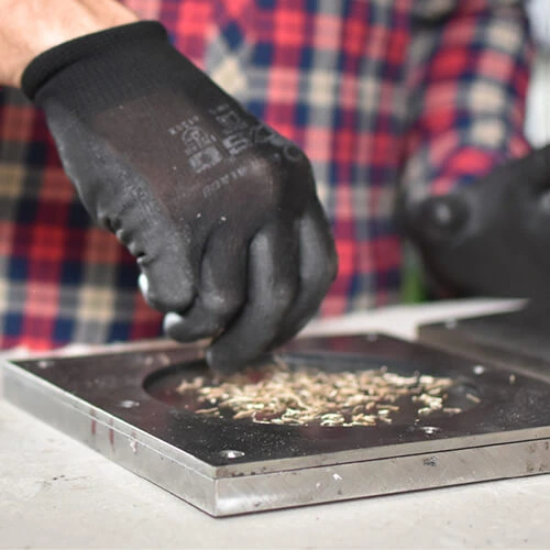 Recycling of plastic used in the New Stone collection